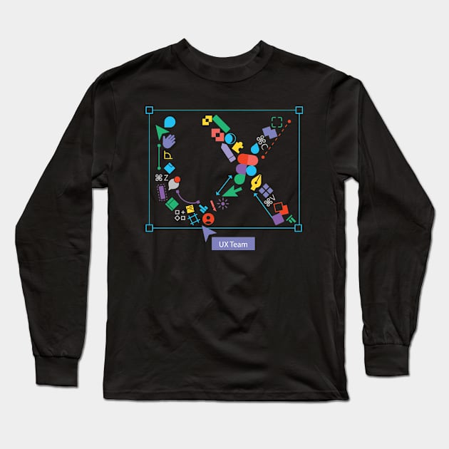 UX "Selected" Tee Long Sleeve T-Shirt by Grace McIsaac Designs